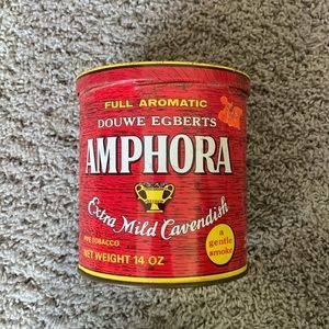 VINTAGE DOUWE EGBERTS AMPHORA PIPE TOBACCO CAVENDISH TIN
